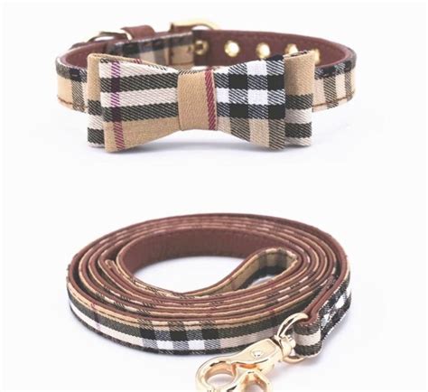 burberry dog collar and lead|burberry dog harness and leash.